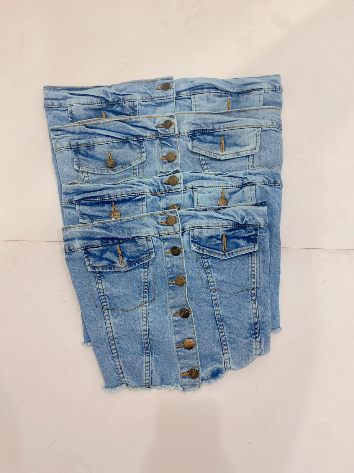 Top corset denim